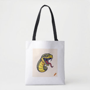 "Bestickt Gelb & Schwarz Mamba Schlange: Fierce De Tasche