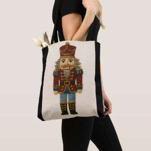 bestickt Look Christmas Nutcracker Tasche