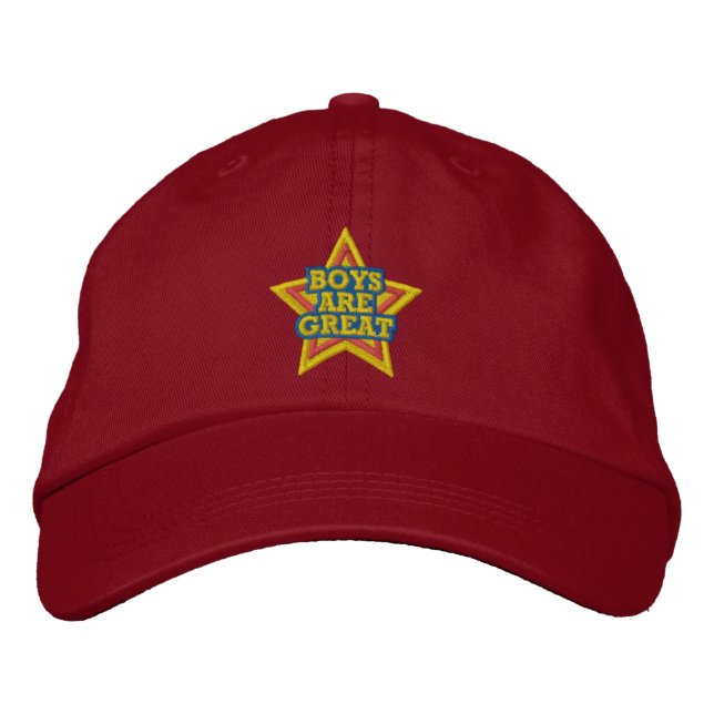 bestickt mit "Vater Hat" Bestickte Baseballkappe (Vorderseite)