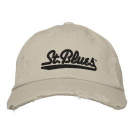 bestickte, beklemmte Kappe der St. Blues