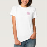 bestickte Bridesmaid Dated Wedding Polo<br><div class="desc"></div>