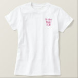 bestickte Bridesmaid Dated Wedding Polo<br><div class="desc"></div>