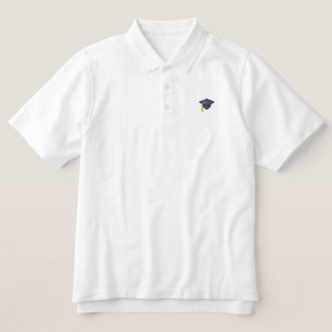 Bestickte Graduierungskappe Anpassbarer Polo