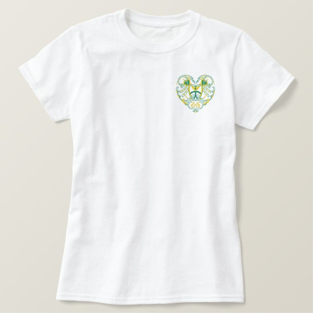 bestickte keltische T-Shirts (Design vorne)