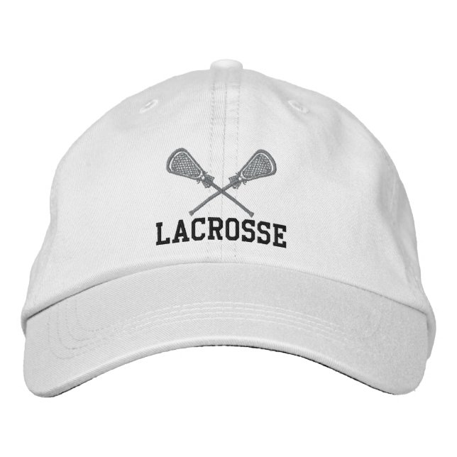 bestickte Lacrosse Cap Bestickte Baseballkappe (Vorderseite)