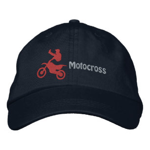 Bestickte Motocross-Mütze Baseballkappe