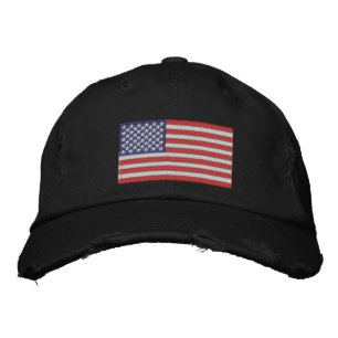 Bestickte Mütze Amerikanische Flagge Baseballkappe