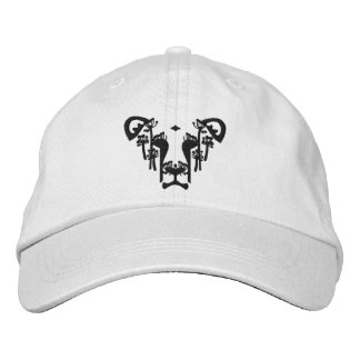 Bestickte Mütze (Schwarzes Logo) Baseballkappe
