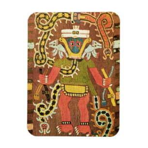 bestickte mythologische Figur, Paracas Necropoli Magnet