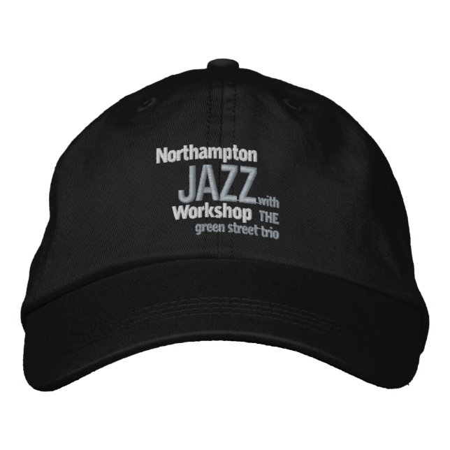bestickte Northampton Jazz Workshop Cap Bestickte Kappe (Vorderseite)