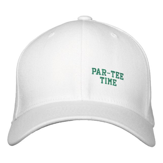 bestickte Par-T-Shirt-Monogramm Baseballkappe (Vorderseite)