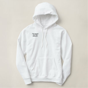 bestickte Rasenschale Bowled Schöne, Bestickter Hoodie