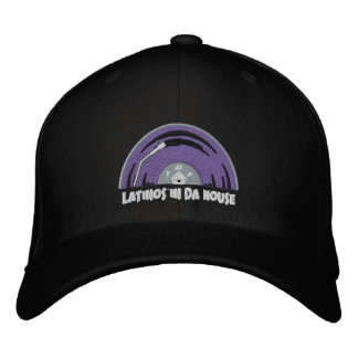 bestickte schwarze Hülle Baseballkappe