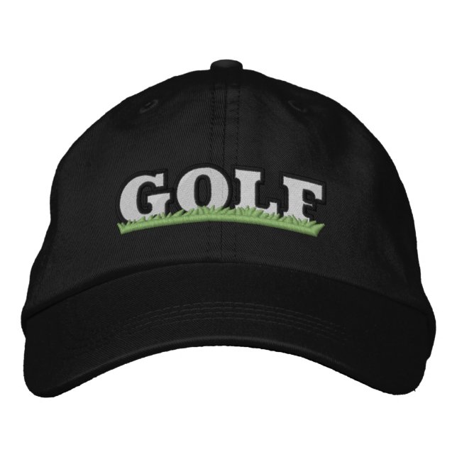 Bestickter GOLF Bestickte Baseballkappe (Vorderseite)