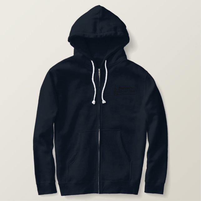 Bestickter Hoodie studio miiri (Design vorne)