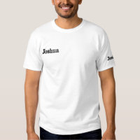 bestickter Joshua-Name,