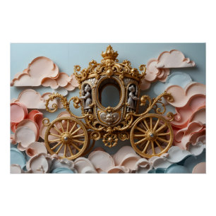 bestickter Regal Chariot Poster