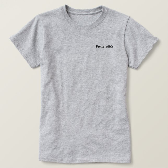 bestickter T - Shirt (Design vorne)