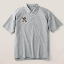Besticktes Basics Polo-Shirt