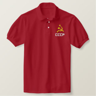Besticktes CCCP Polohemd