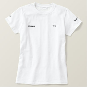 Besticktes Hemd T-Shirt