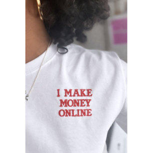 Besticktes motivierendes T-Shirt Geschenk