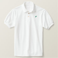 Besticktes Polo Akazie