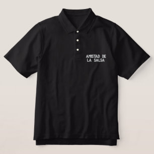 Besticktes Polo Amistad der Salsa