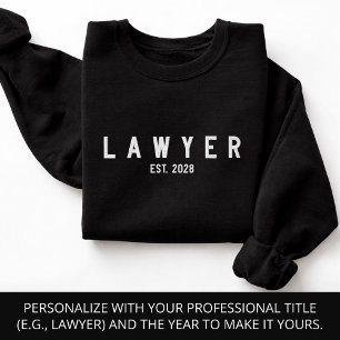 Besticktes Rundhalsausschnitt-Geschenk für Kranken Sweatshirt