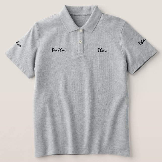 besticktes Shirt (Design Vorderseite )
