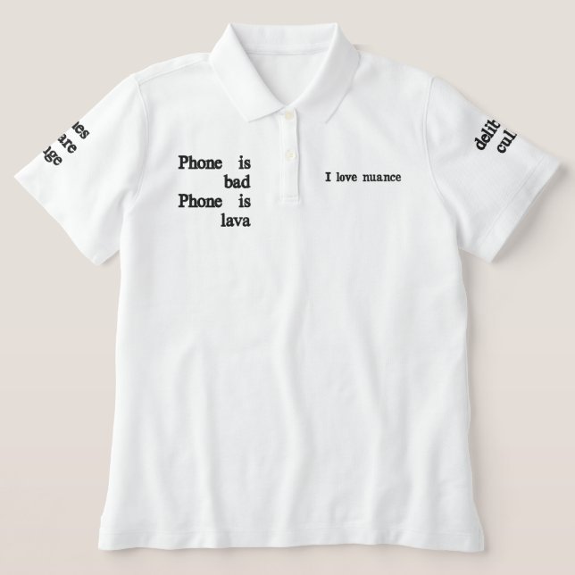 besticktes Shirt (Design Vorderseite)