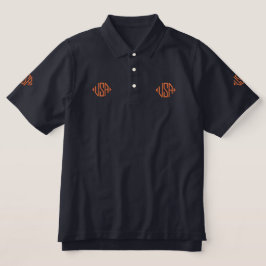 besticktes Shirt Männerpolo