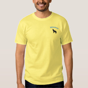 besticktes Shirt-Yellowstone Wolf T-Shirt
