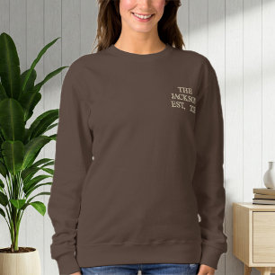 BESTICKTES SWEATSHIRT