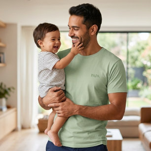 Besticktes T-Shirt - Elegant, Opa NAME