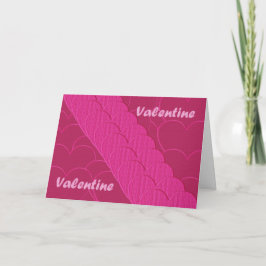 besticktes Valentin Feiertagskarte