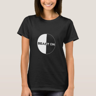 Bestie auf Kreis-Motiv Gym-Motivation Fitness-Spru T-Shirt