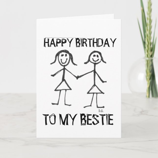 BESTIE BBBF BESTIE BESTIE BBF ACCUEILLE LES CARTES (Devant)