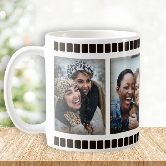 Bestie BESTE FREUNDIN Multi-Foto Strip Kaffee Tass Kaffeetasse (Von Creator hochgeladen)