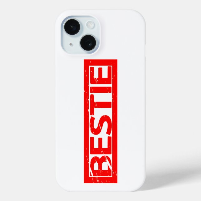 Bestie Briefmarke Case-Mate iPhone Hülle (Rückseite)