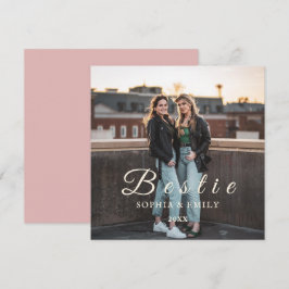 Bestie Collage Foto Einladung - Namen und Jahr