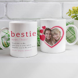 Bestie Definition Herz Foto Bewährte Freunde für i Kaffeetasse