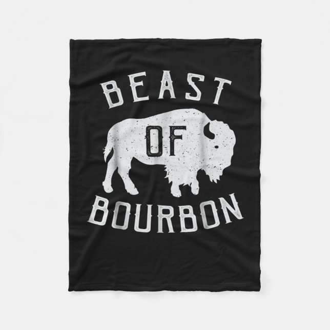 Bestie des Bourbon Drink Whiskey Fleecedecke (Vorderseite)