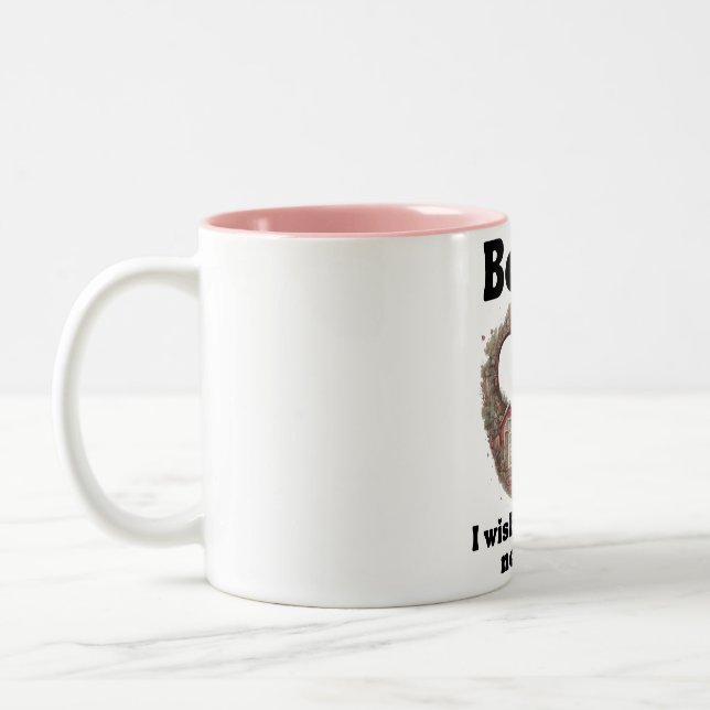 Bestie Ich wünschte, du wohnst nebenan Zweifarbige Tasse (Links)