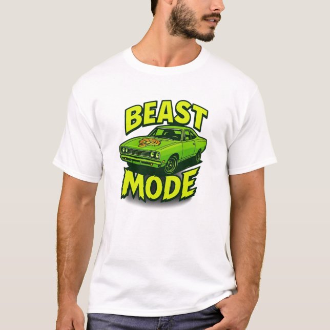 Bestie Mode 1969 Plymouth Road Runner T-Shirt (Vorderseite)