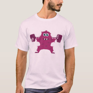 Bestie-Modus - Niedliches Monster-Lifting-Gewicht T-Shirt