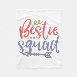 Bestie Squad Freundschaftsgestaltung Fleecedecke