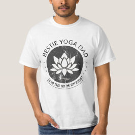 Bestie Yoga Papa Fête des pères cadeau T-shirt