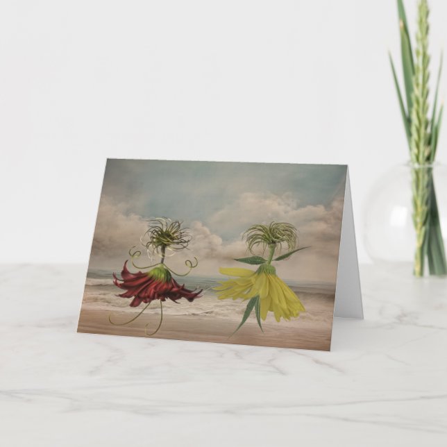 Bestien am Strand Karte (Vorderseite)