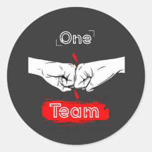 Bestien finden Sie in True Friendship & Loyal part Runder Aufkleber